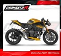 complete exhaust system with muffler DOMINATOR Full System HP6 BLACK fits to Triumph Speed T