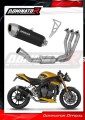 complete exhaust system with muffler DOMINATOR Full System S6 BLACK fits to Triumph Speed Triple 1200 RS / RR 2021  2024 2