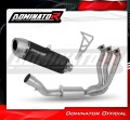 sistema de escape completo con silenciador DOMINATOR Full System S6 negro compatible con la motocicleta Triumph Speed Triple 1200 RS / RR 2021  2024 3