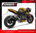 sistema de escape completo con silenciador DOMINATOR Full System S6 negro compatible con la motocicleta Triumph Speed Triple 1200 RS / RR 2021  2024 4