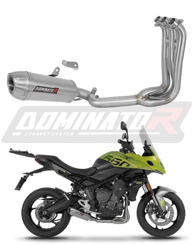 sistema de escape completo con silenciador DOMINATOR Full System S3 compatible con la motocicleta Triumph Tiger Sport 660 2025  2026
