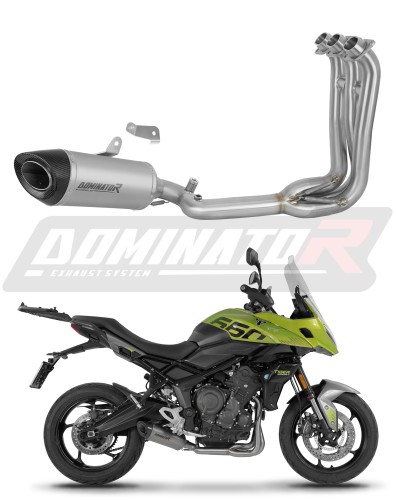 sistema de escape completo con silenciador DOMINATOR Full System titanio HP8 compatible con la motocicleta Triumph Tiger Sport 660 2025  2026