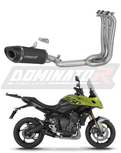 Triumph Tiger Sport 660 2025 - 2026 Sistema de escape Colector Silenciador HP8 NEGRO + dB killer