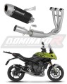 sistema de escape completo con silenciador DOMINATOR Full System S6 negro compatible con la motocicleta Triumph Tiger Sport 660 2025  2026
