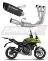 sistema de escape completo con silenciador DOMINATOR Full System HP6 negro compatible con la motocicleta Triumph Tiger Sport 660 2025  2026