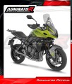 sistema de escape completo con silenciador DOMINATOR Full System HP6 negro compatible con la motocicleta Triumph Tiger Sport 660 2025  2026 6