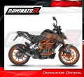 exhaust muffler DOMINATOR HP8 BLACK fits to KTM 125 Duke 2021  2023 5