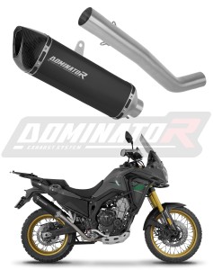 Rieju Aventura 500 2023 - 2026 Silenciador Escape HP6 NEGRO + dB killer