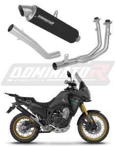 Rieju Aventura 500 2023 - 2026 Sistema de escape Colector Silenciador GPF NEGRO + dB killer