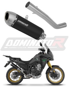 Rieju Aventura 500 2023 - 2026 Sistema de escape Colector Silenciador S6 NEGRO + dB killer