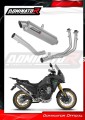 complete exhaust system with muffler DOMINATOR Full System GPF fits the motorcycle Rieju Aventura 500 2023   2026 2