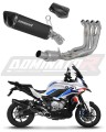 sistema de escape completo con silenciador DOMINATOR Full System HP6 negro EX compatible con la motocicleta BMW S1000XR 2020  2026
