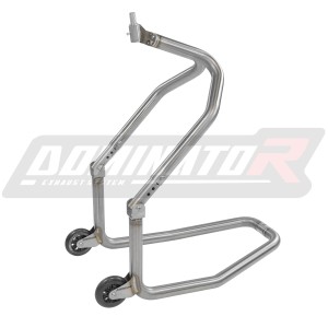 DOMINATOR Caballete / Elevador delantero para motocicleta de acero inoxidable