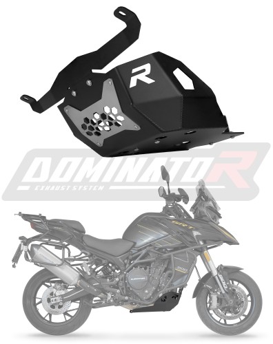 QJMOTOR SRT 900 S / SX 2025 - 2026 Aluminiowa 4mm Osłona silnika Płyta ochronna