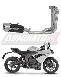 Triumph Daytona 660 2024 - 2026 Sistema de escape Colector Silenciador S3 NEGRO + dB killer