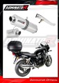 exhaust muffler DOMINATOR homologated road legal oval fits the motorcycle GSX 750 INAZUMA 1998   2003 3