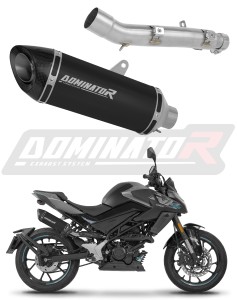 CF MOTO 125 NK 2025 - 2026 Silenciador Escape HP8 NEGRO + dB killer