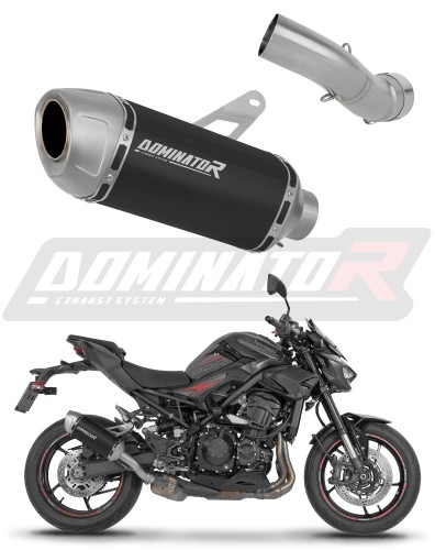 escape silenciador DOMINATOR S6 negro compatible con Kawasaki Z900 2025 2026