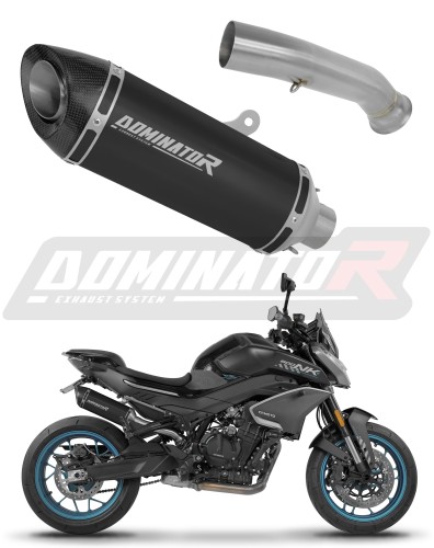 escape silenciador DOMINATOR HP8 negro compatible con la motocicleta CF MOTO 800 NK 2023 2026