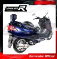 BURGMAN 400 EXHAUST Suzuki Muffler Auspuff Sportauspuff Silencer Echappement Silencieux Scarico Scarichi Escape Wydech Tłumik Carbon Tip HP1 1998 - 2002 Dominator 2