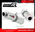 ZX6R EXHAUST Kawasaki Muffler Auspuff Sportauspuff Silencer Echappement Silencieux Scarico Scarichi Escape Wydech Tłumik ROUND 1998 - 2002 Dominator