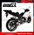 YZF R125 EXHAUST FULL SYSTEM Yamaha Muffler Auspuff Sportauspuff Silencer Echappement Silencieux Scarico Scarichi Escape Wydech Tłumik Carbon Tip HP3 2008 - 2013 DOMINATOR 2