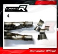 S1000R Exhaust Cat Eliminator Catalyst Catalytic Converter Linkpipe Decat Downpipe 2014 - 2016 DOMINATOR 4