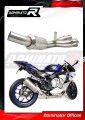 YZF R1 1000 Exhaust Cat Eliminator Catalyst Catalytic Converter Linkpipe Decat Downpipe EX 2015 - 2017 DOMINATOR 