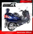 BURGMAN 400 EXHAUST Suzuki Muffler Auspuff Sportauspuff Silencer Echappement Silencieux Scarico Scarichi Escape Wydech Tłumik ROUND 1998 - 2002 Dominator 2
