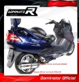 BURGMAN 400 EXHAUST Suzuki Muffler Auspuff Sportauspuff Silencer Echappement Silencieux Scarico Scarichi Escape Wydech Tłumik ROUND 1998 - 2002 Dominator 3