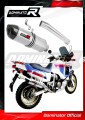 XRV 750 AFRICA TWIN RD04 EXHAUST Honda Muffler Auspuff Sportauspuff Silencer Echappement Silencieux Scarico Scarichi Escape Wydech Tłumik Carbon Tip HP1 1990 - 1992 Dominator 