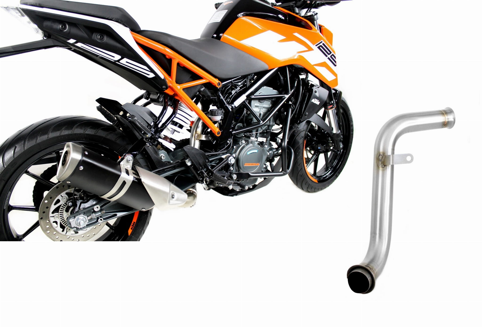 125 DUKE Decalyst elimina catalizador DECAT 2017 - 2020 - Dominator Exhaust Systems