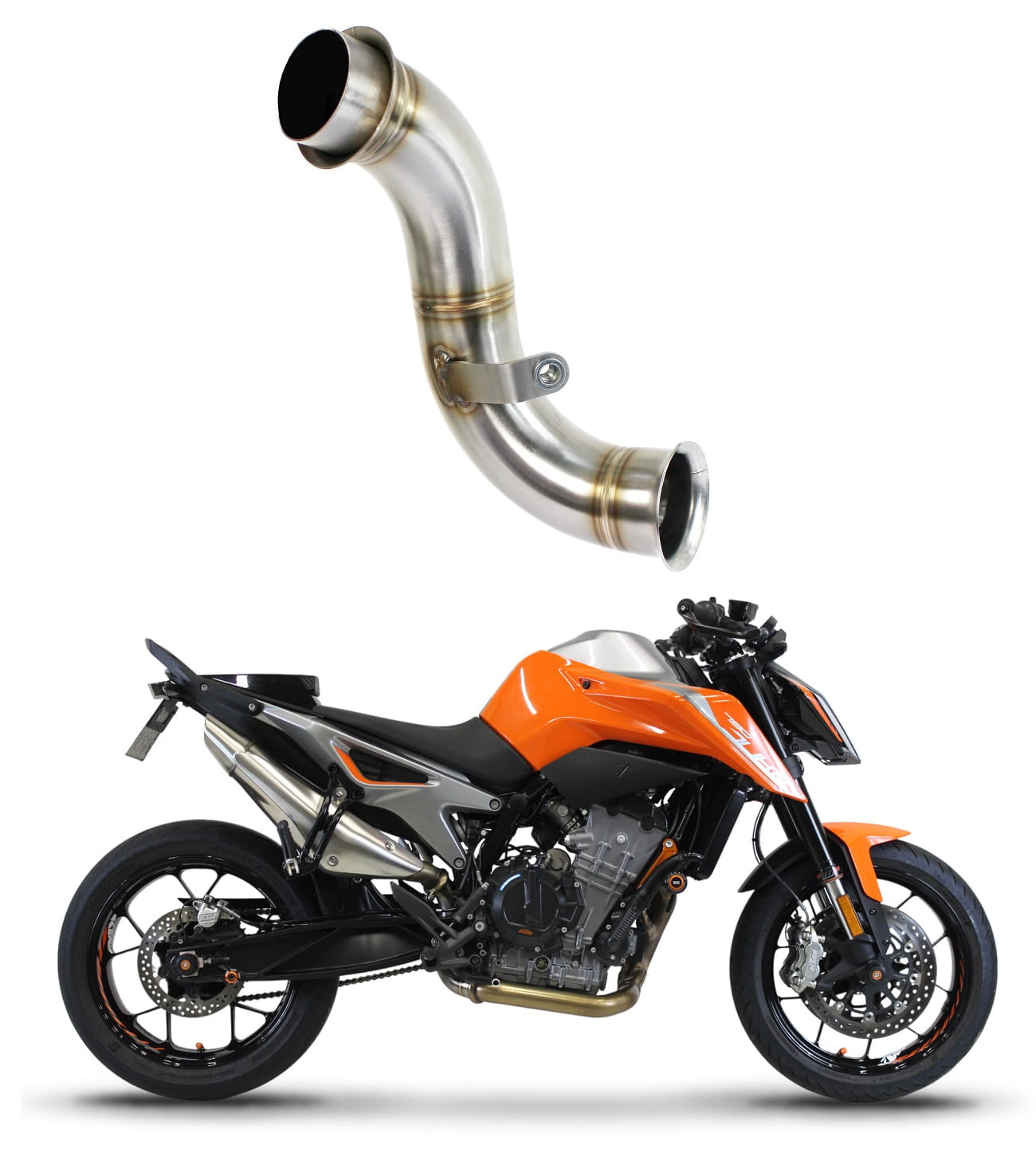 890 DUKE / DUKE R Decalyst elimina catalizador DECAT 2020 - 2023 - Dominator Exhaust Systems